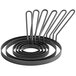 Vigor Non-Stick Egg Rings with Gray Coated Handle - 6/Pack Main Thumbnail 3