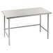 Advance Tabco TSS-364 36" x 48" 14 Gauge Open Base Stainless Steel Commercial Work Table Main Thumbnail 1