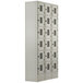 Winholt WL-618/18 Triple Column Eighteen Door Locker with Perforated Doors - 36" x 18" Main Thumbnail 2