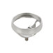 A close-up of the Hamilton Beach stainless steel agitator ring for drink mixers.