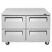 Turbo Air TUR-48SD-D4-N Super Deluxe 48" Undercounter Refrigerator with Four Drawers Main Thumbnail 3