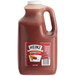 A jug of Heinz barbecue sauce.