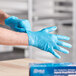 Noble NexGen 3 Mil Thick Blue Hybrid Powder-Free Gloves - Large Main Thumbnail 1