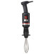 A black and silver Sammic medium-duty immersion blender with a handle and whisk attachment.