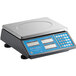 AvaWeigh PCS60 digital price computing scale with blue buttons and a silver top.