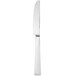 A Sant'Andrea Elevation stainless steel dinner knife with a silver handle.