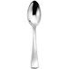 A Sant'Andrea Reflections stainless steel demitasse spoon with a silver handle.