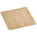 A brown EcoChoice WrapNap dinner napkin with a pattern.