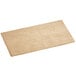 An EcoChoice natural brown paper dinner napkin with a design on it.