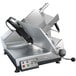 A Bizerba heavy-duty automatic gravity feed meat slicer with a metal blade.