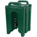 Cambro 100LCD519 Camtainers® 1.5 Gallon Kentucky Green Insulated Beverage Dispenser Main Thumbnail 3