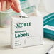 Noble Products 1" x 2" Removable Blank Label - 500/Roll Main Thumbnail 1