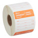 A roll of removable Saturday day of the week labels from Noble Products, measuring 2 inches by 2 inches, with 500 labels per roll.