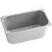 A silver rectangular Vigor stainless steel pan with a wire rack inside.