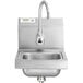 Regency 12" x 16" Wall Mounted Hands-Free Hand Sink with 11 1/8" Gooseneck Sensor Faucet Main Thumbnail 5