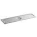 Vigor 1/2 Size Long Solid Stainless Steel Steam Table / Hotel Pan Cover Main Thumbnail 3