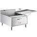 A large stainless steel Carnival King countertop gas fryer.