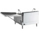 A Carnival King stainless steel countertop fryer with handles.