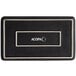Acopa Heika 13 3/4" x 8" Black Matte Textured Rectangular Flat Stoneware Plate - 12/Case Main Thumbnail 4