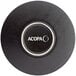 Acopa Heika 10" Black Matte Textured Coupe Stoneware Plate - 12/Case Main Thumbnail 4