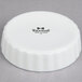 Tuxton BPK-0805 8 oz. Porcelain White Round Fluted China Souffle / Creme Brulee Dish - 12/Case Main Thumbnail 4