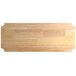 A Regency hardwood cutting board for wire shelving.