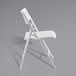 National Public Seating 1421 AirFlex White Polypropylene Premium Folding Chair Main Thumbnail 5