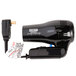 A black Conair hair dryer with a cord attached.