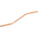 A long copper trachea for a ServIt steam table on a white background.