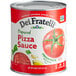 A Dei Fratelli #10 can of prepared pizza sauce.