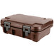 Cambro UPC140131 Camcarrier Ultra Pan Carrier® Dark Brown Top Loading 4" Deep Insulated Food Pan Carrier Main Thumbnail 2