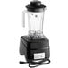 A black AvaMix commercial blender with a black cord.