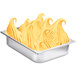 A metal pan filled with swirled yellow Fabbri Delipaste.