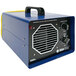 An OdorStop OS3500UV ozone generator and UV air purifier in blue and yellow packaging.