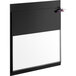 A black rectangular hollow glass panel with a white border.