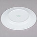 A CAC Golden Royal bright white porcelain plate.