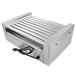 A stainless steel Vollrath hot dog roller with 9 tubes on top.