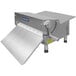 A Somerset countertop dough sheeter with a large lid.