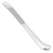 A close-up of a Vollrath stainless steel butter knife with a white background.