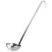 A stainless steel Nemco inset with a long metal ladle.