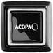 Acopa 4 oz. Glossy Black Square Stoneware Sauce Cup - 36/Case Main Thumbnail 4