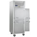 Traulsen G10003P 1 Section Solid Half Door Pass-Through Refrigerator - Right / Left Hinged Doors Main Thumbnail 1