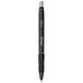 Sharpie 2096152 S-Gel Blue Ink with Black Barrel 0.7mm Retractable Gel Pen - 12/Pack Main Thumbnail 1