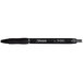 Sharpie 2096145 S-Gel Black Ink with Black Barrel 0.5mm Retractable Gel Pen - 12/Pack Main Thumbnail 1