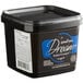 A black Satin Ice container with a blue label.