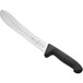 A Mercer Culinary American Butcher Knife with a black handle.