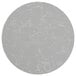 A round gray Art Marble Furniture table top with white veining.