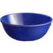 An Acopa Foundations blue melamine bowl.
