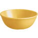 An Acopa Foundations yellow melamine nappie bowl.