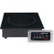A black Spring USA MAX induction warmer with a silver control panel.